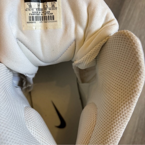 Nike Force Savage Elite TD Football Cleats White US 18 – Like New - Picture 10 of 10